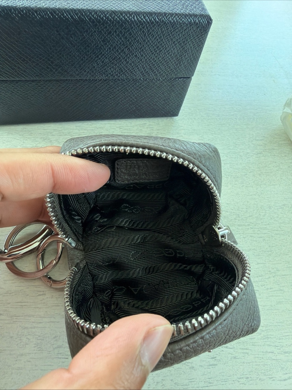 Prada Leather Pouch Bag Charm - Picture 3 of 8